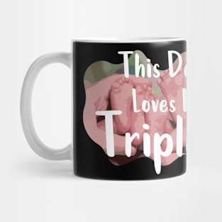 This Dad Loves His Triplets Mug